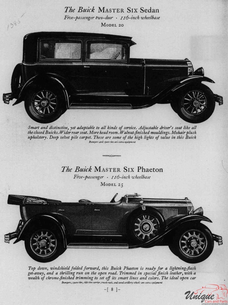 1929 Buick Silver Anniversary Brochure Page 43